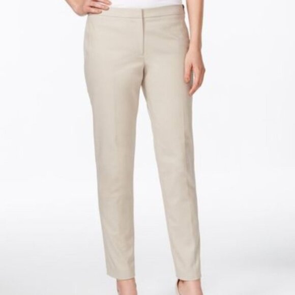NWT Calvin Klein Women Size 8 8x29 1/2 Highline Slim Straight-Leg Dress Pant NEW - Picture 1 of 5
